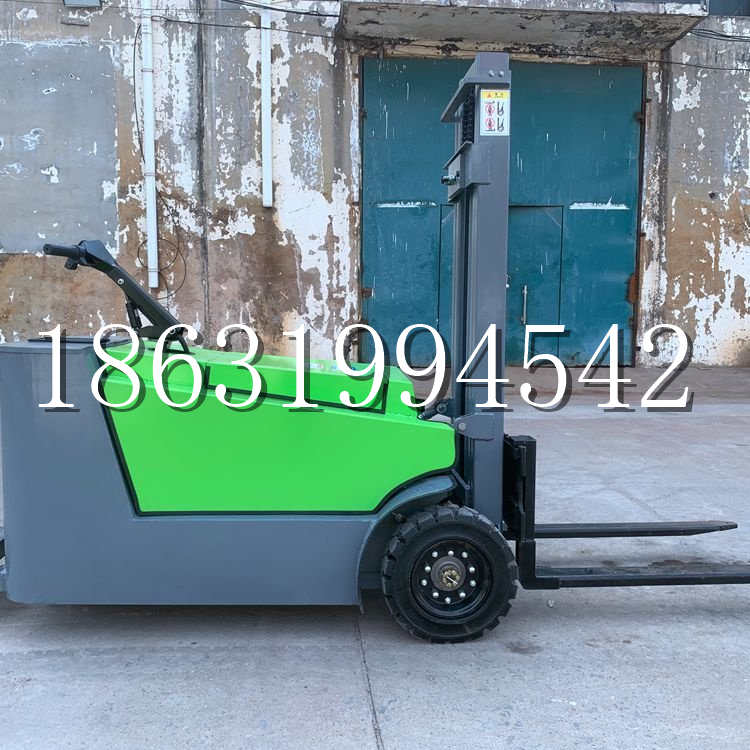 灵石县小型电动叉车1吨2吨步行站驾式电瓶堆高充电装卸车液压升降车铲车